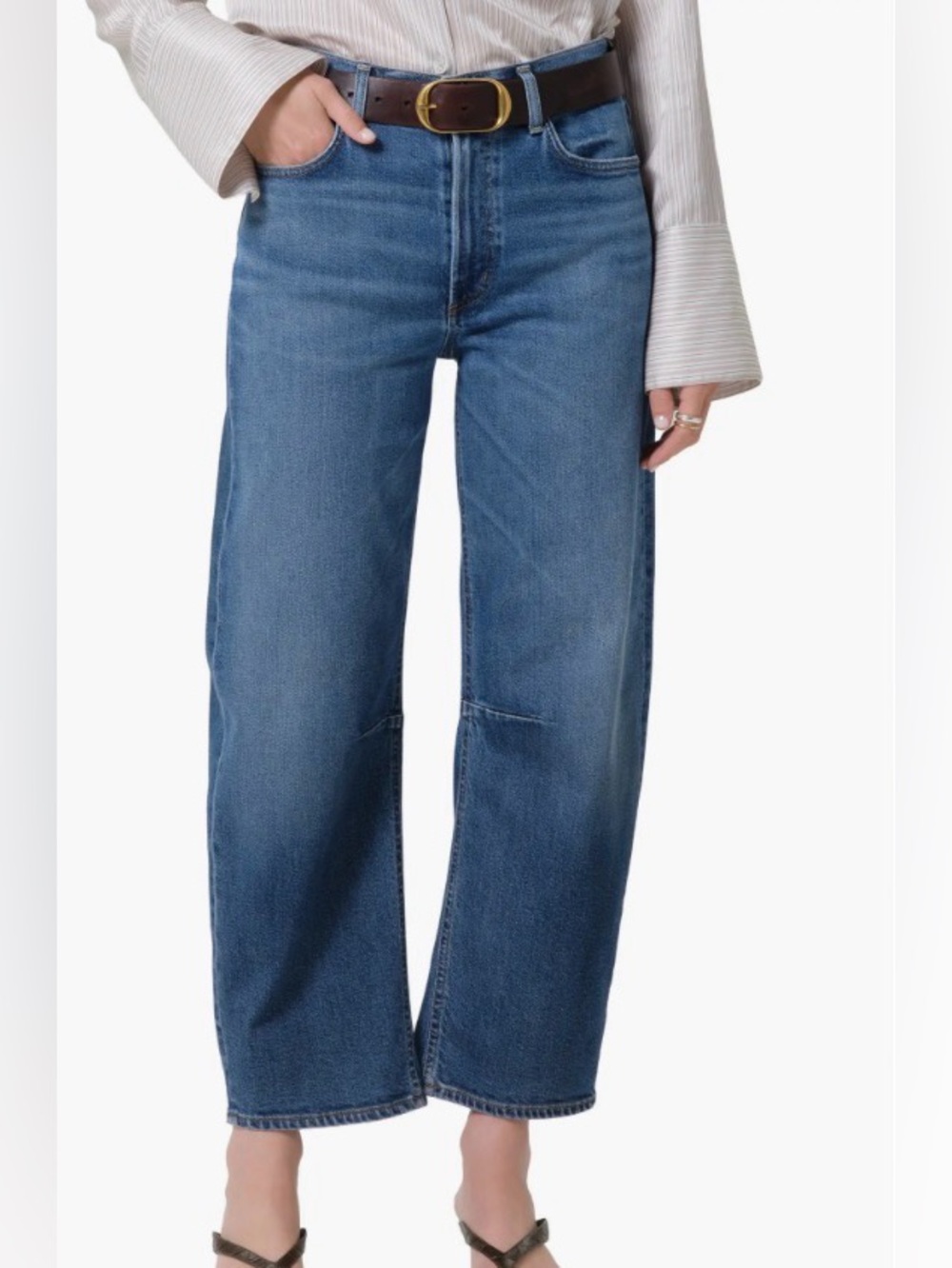 Citizens of Humanity Miro - Benson Medium Indigo Barrel Jeans